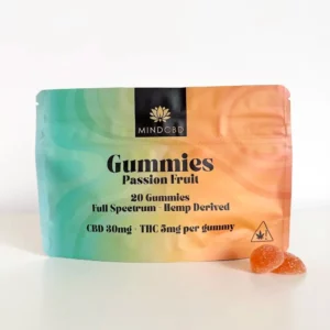 Gummies CBD 30mg + THC 5mg / Fruit de la passion
