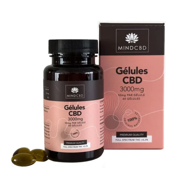 Gélules CBD Full Spectrum 3000mg