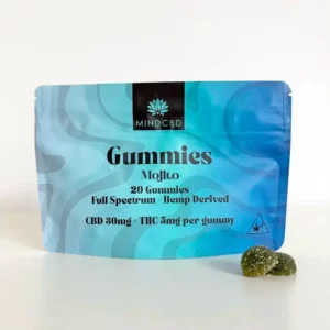 Gummies CBD 30mg + THC 5mg / Mojito