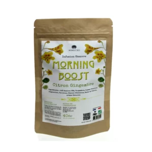 Infusion Citron Gingembre, Morning Boost, Fleur de Chanvre CBD (25%), 40g