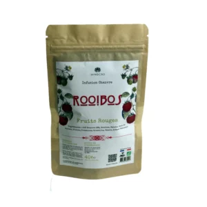 Infusion Rooibos Fruits Rouges, Fleur de Chanvre CBD (25%), 40g